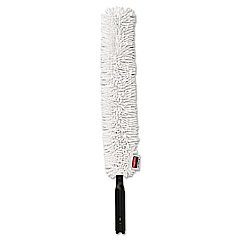 Rubbermaid Commercial HYGEN HYGEN Quick-Connect Flexible Dusting Wand, 28.38" Handle (Q852WHI)