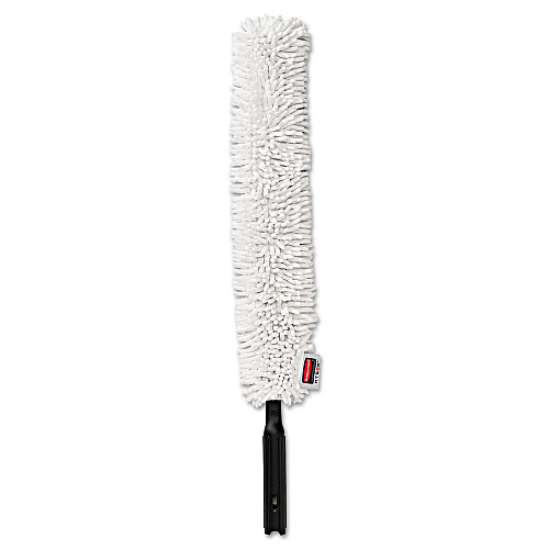 Rubbermaid Commercial HYGEN HYGEN Quick-Connect Flexible Dusting Wand, 28.38" Handle (Q852WHI)