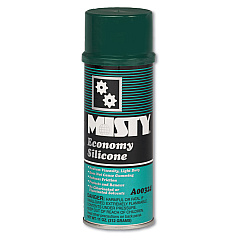 Misty Economy Silicone Spray Lubricant, Aerosol Can, 11oz, 12/Carton (1002077)