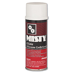 Misty Glide Silicone Lubricant, Unscented, 10 oz. Aerosol Can, 12/Carton (1033570)