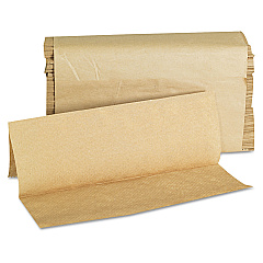 GEN Folded Paper Towels, Multifold, 9 x 9.45, Natural, 250 Towels/Pack, 16 Packs/Carton (GEN1508)