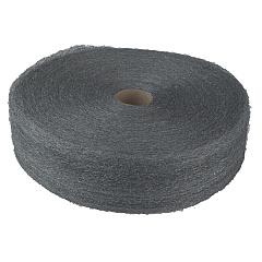 GMT Industrial-Quality Steel Wool Reel, #1 Medium, 5 lb Reel, 6/Carton (105044)
