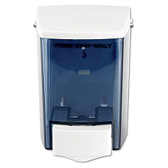 Impact Encore Foam-eeze Bulk Foam Soap Dispenser, See Thru, 900 mL, 4.5 x 4 x 6.25, White (9335)