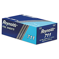 Reynolds Wrap Pop-Up Interfolded Aluminum Foil Sheets, 9 x 10.75, Silver, 500/Box, 6 Boxes/Carton (711)