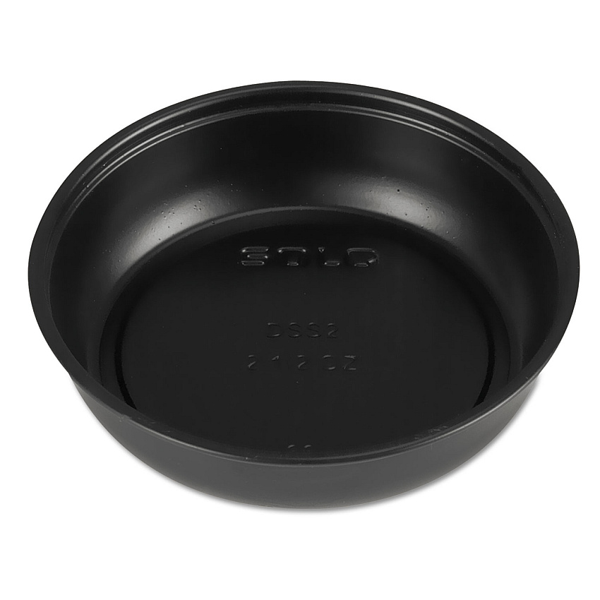 Dart Polystyrene Souffle Portion Cups, 3.5 oz, Black, 250/Bag, 10 Bags/Carton (DSS3)