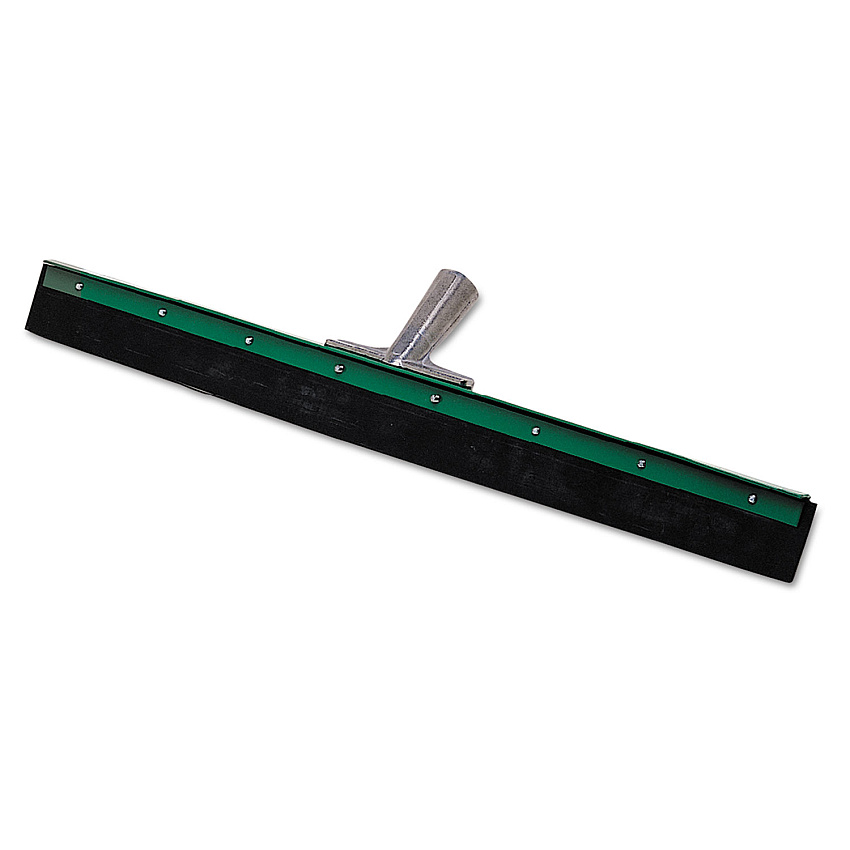 Unger Aquadozer Heavy-Duty Floor Squeegee, Straight, For Use With: AL14T, 18" Wide Blade, Black/Green (FP45)