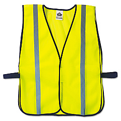ergodyne GloWear 8020HL Safety Vest, Polyester Mesh, Hook Closure, One Size Fit All, Lime (20040)