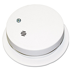Kidde Battery-Operated Smoke Alarm Unit, 9V, 3.88" Diameter (0914E)