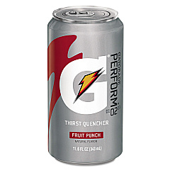 Gatorade Thirst Quencher Can, Fruit Punch, 11.6oz Can, 24/Carton (30903)