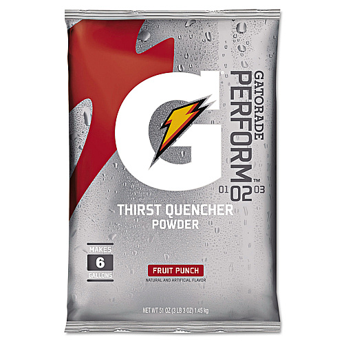 Gatorade Original Powdered Drink Mix, Fruit Punch, 51oz Packet, 14/Carton (33690)