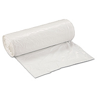 Inteplast Group Low-Density Commercial Can Liners, 30 gal, 0.8 mil, 30" x 36", White, 200/Carton (SL3036XHW)