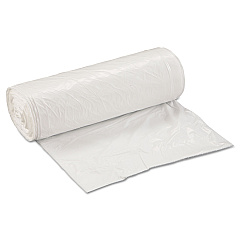 Inteplast Group Low-Density Commercial Can Liners, 30 gal, 0.8 mil, 30" x 36", White, 200/Carton (SL3036XHW)