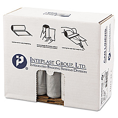 Inteplast Group Low-Density Commercial Can Liners, 30 gal, 0.58 mil, 30" x 36", Clear, 250/Carton (SL3036HVN)