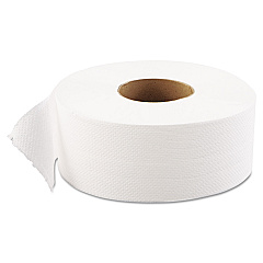 GEN JRT Jumbo Bath Tissue, Septic Safe, 1-Ply, White, 9" dia, 3.5 x 1,200 ft, 12 Rolls/Carton (GEN1511)
