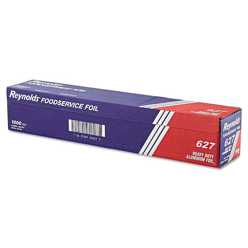 Reynolds Wrap Heavy Duty Aluminum Foil Roll, 24" x 1,000 ft, Silver (627)