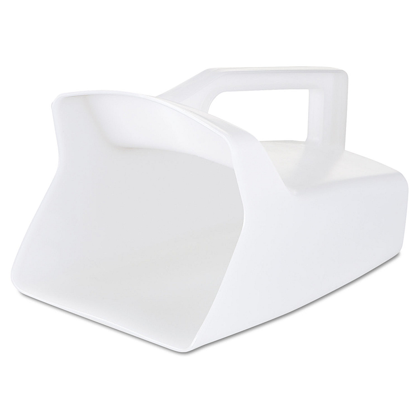 Rubbermaid Commercial Bouncer Bar/Utility Scoop, 64oz, White (2885WHI)