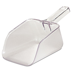 Rubbermaid Commercial Bouncer Bar/Utility Scoop, 32oz, Clear (2884CLE)