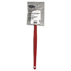 Rubbermaid Commercial High-Heat Cook's Scraper, 16 1/2", Red/White (1964RED)