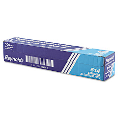 Reynolds Wrap Standard Aluminum Foil Roll, 18" x 500 ft, Silver (614)