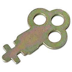 San Jamar Key for Metal Toilet Tissue Dispensers: T800, T1905, T1900, T1950, T1800, R1500 (N13EZ)