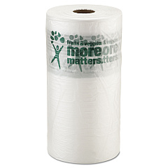 Inteplast Group Produce Bags, 9 microns, 10" x 15", Clear, 1400/Roll, 4 Rolls/Carton (PHMORE15NS)