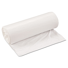 Inteplast Group Low-Density Commercial Can Liners, 33 gal, 0.8 mil, 33" x 39", White, 150/Carton (SL3339XHW)