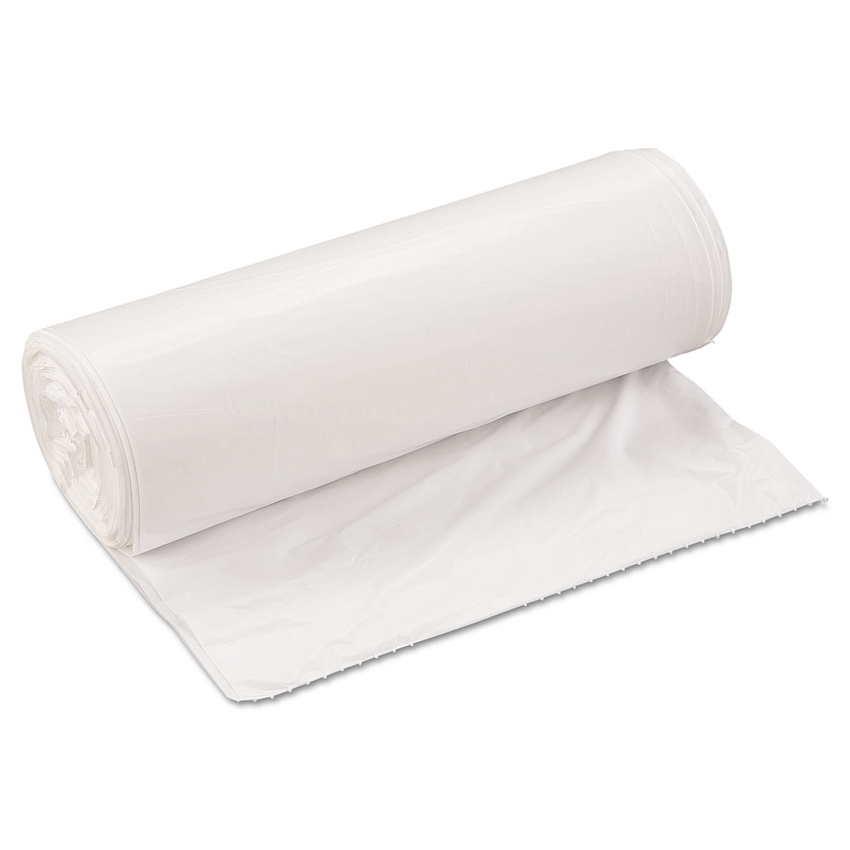 Inteplast Group Low-Density Commercial Can Liners, 33 gal, 0.8 mil, 33" x 39", White, 150/Carton (SL3339XHW)
