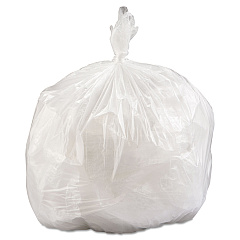 Inteplast Group High-Density Commercial Can Liners Value Pack, 33 gal, 14 microns, 33" x 39", Clear, 250/Carton (VALH3340N16)