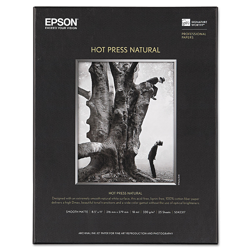Epson S042317 Hot Press Natural Fine Art Paper
