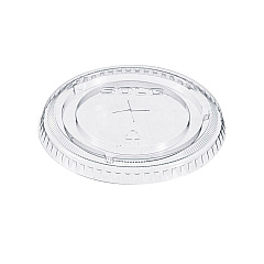 Dart Straw-Slot Cold Cup Lids, Fits 9 oz to 20 oz Cups, Clear, 100/Pack (662TSPK)