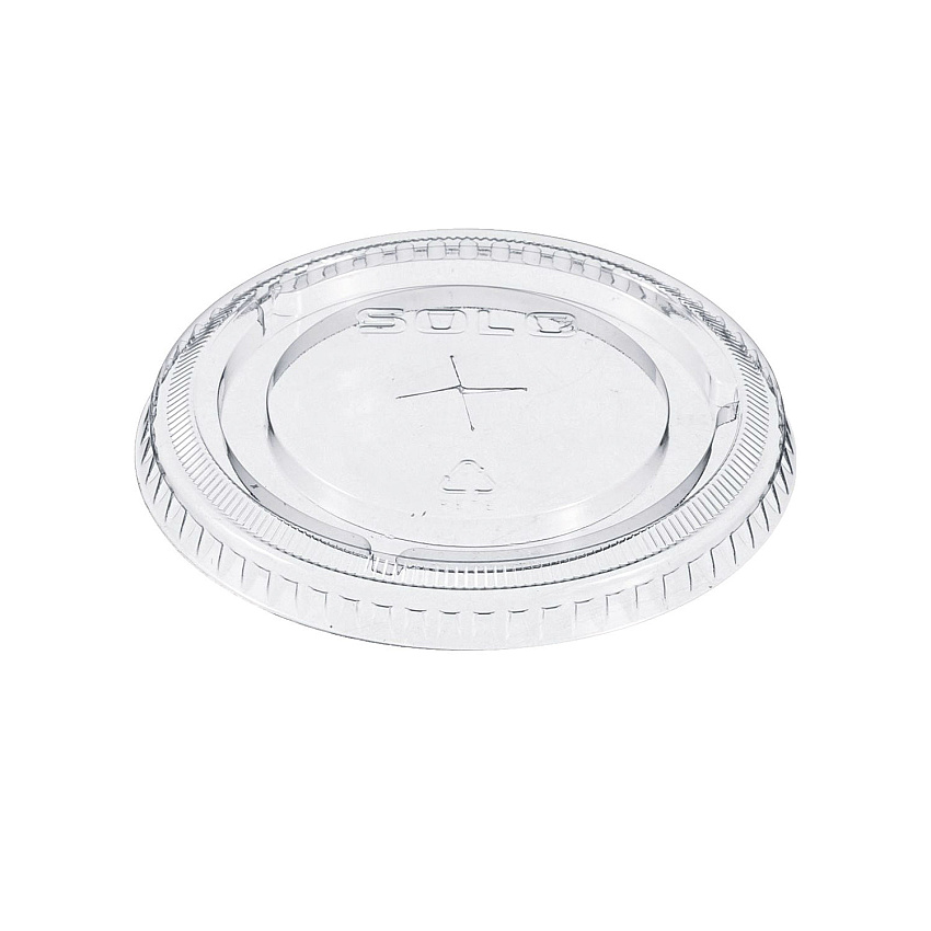 Dart Straw-Slot Cold Cup Lids, Fits 9 oz to 20 oz Cups, Clear, 100/Pack (662TSPK)