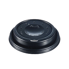 Dart Cappuccino Dome Sipper Lids, Fits 12 oz to 24 oz Cups, Black, 100/Pack, 10 Packs/Carton (16ELBLK)