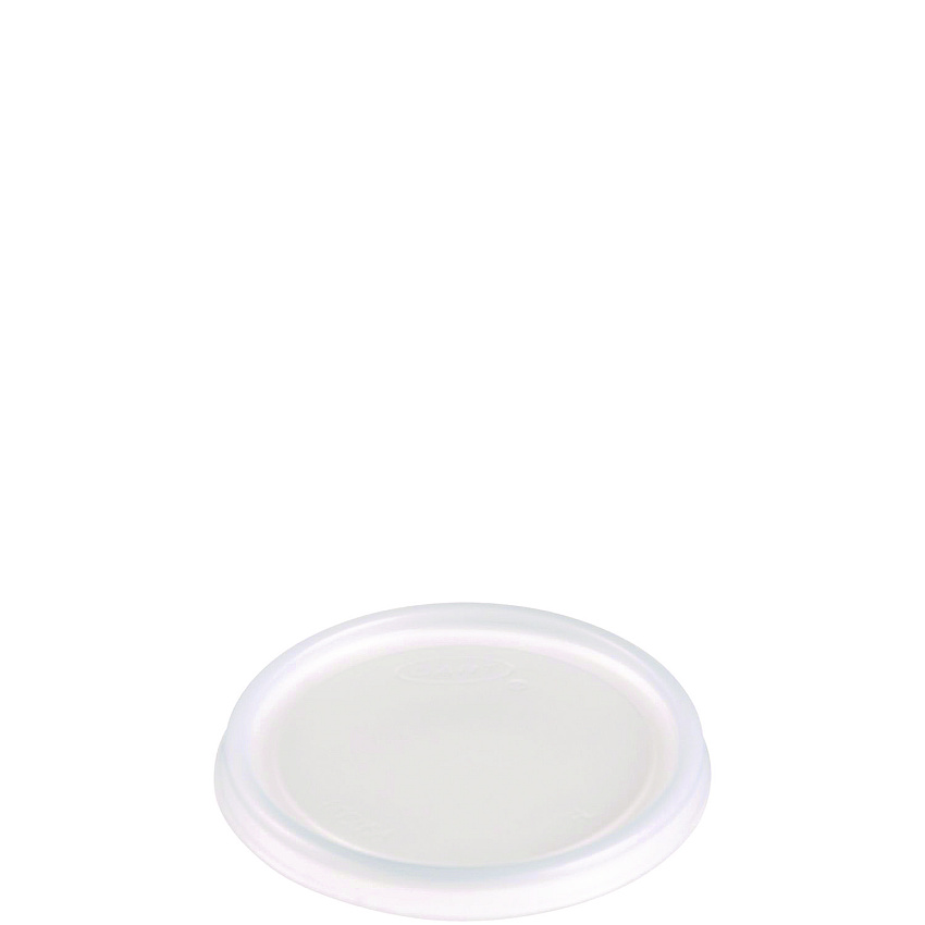 Dart Non-Vented Cup Lids, Fits 6 oz Cups, 2, 3.5, 4 oz Food Containers, Translucent, 1,000/Carton (6JLNV)