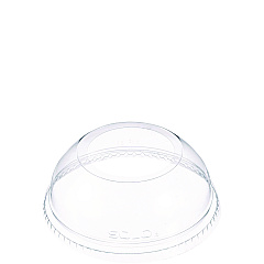 Dart Open-Top Dome Lid, Fits 16 oz to 24 oz Plastic Cups, Clear, 1.9" Dia Hole, 1,000/Carton (DLW626)