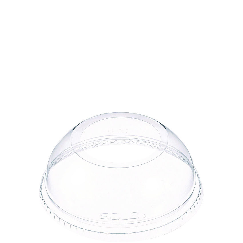 Dart Open-Top Dome Lid, Fits 16 oz to 24 oz Plastic Cups, Clear, 1.9" Dia Hole, 1,000/Carton (DLW626)