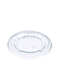 Dart Portion/Souffle Cup Lids, Fits 3.25 oz to 9 oz Cups, Clear, 125/Pack, 20 Packs/Carton (PL4N)