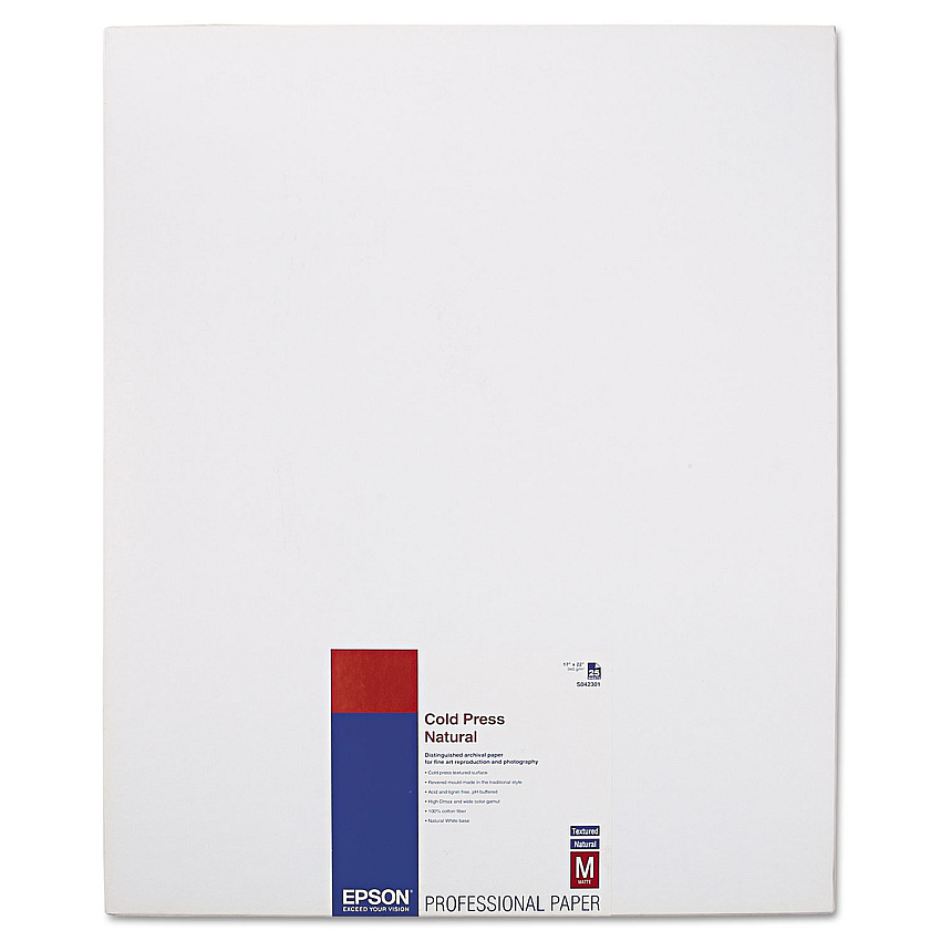 Epson S042301 Cold Press Natural Fine Art Paper