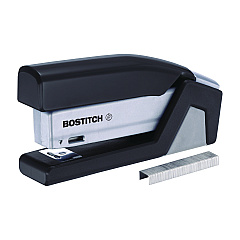 Bostitch InJoy Spring-Powered Compact Stapler, 20-Sheet Capacity, Black (1510)