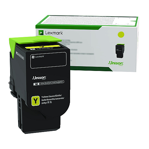Lexmark 78C0XYG Yellow Toner Cartridge