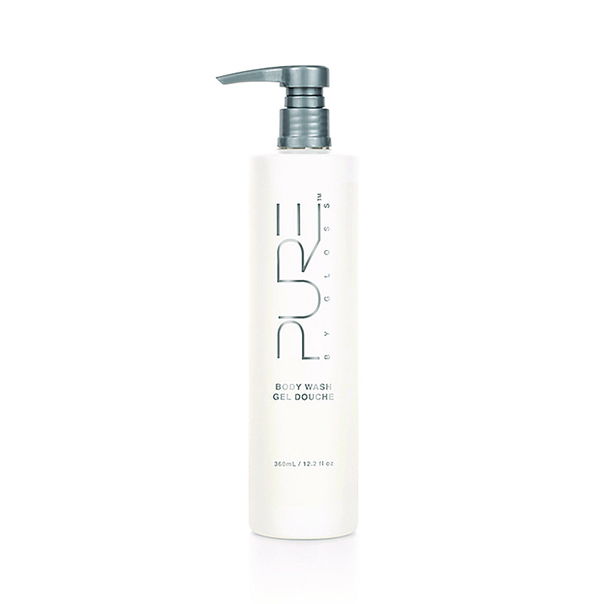 Pure by Gloss Body Wash, Vibrant Lemon, 12.2 oz Bottle, 12/Carton (100425)