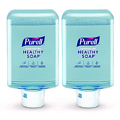 PURELL HEALTHY SOAP with CLEAN RELEASE Technology Fragrance Free Foam, For ES10 Dispensers, 1,200 mL Refill, 2/Carton (838502CT)