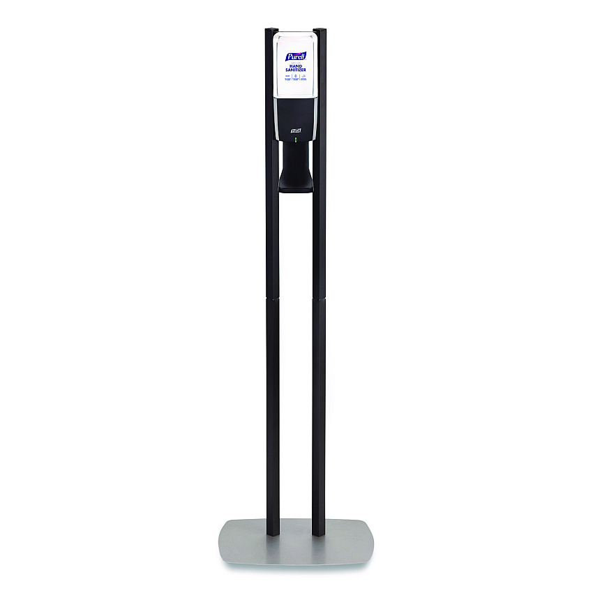 PURELL ES10 Dispenser Floor Stand with Automatic Hand Sanitizer Dispenser, 15.56 x 11.75 x 51.82, Graphite (8214DS)