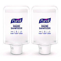 PURELL Advanced Hand Sanitizer Fragrance Free Foam, For ES10 Automatic Dispensers, 1,200 mL Refill, Fragrance Free, 2/Carton (835102CT)