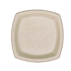 Dart Compostable Fiber Dinnerware, ProPlanet Seal, Plate, 6.7 x 6.7, Tan, 1,000/Carton (6PSC1PF)