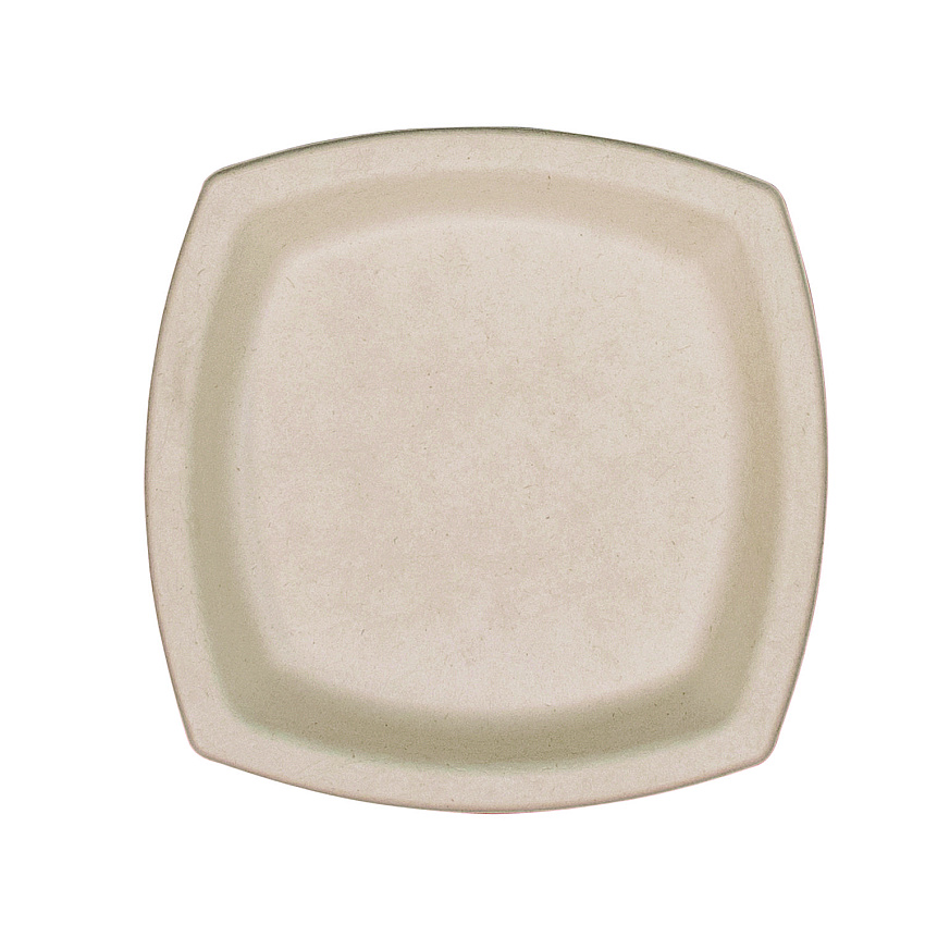 Dart Compostable Fiber Dinnerware, ProPlanet Seal, Plate, 6.7 x 6.7, Tan, 1,000/Carton (6PSC1PF)