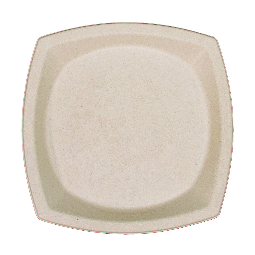 Dart Compostable Fiber Dinnerware, ProPlanet Seal, Plate, 10 x 10, Tan, 125/Pack (10PSC1PFPK)