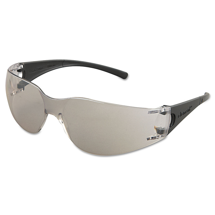 KleenGuard Element Safety Glasses, Black Frame, Indoor/Outdoor Lens (25638)