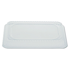 HFA Plastic Dome Lids, Fits Oblong Pans 2061/2062, 8.25 x 5.88, Clear, 500/Carton (2062DL)