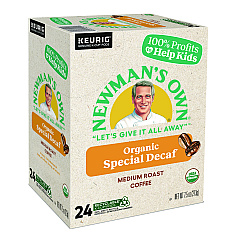 Newman's Own Organics Special Decaf K-Cups, 24/Box (4051)