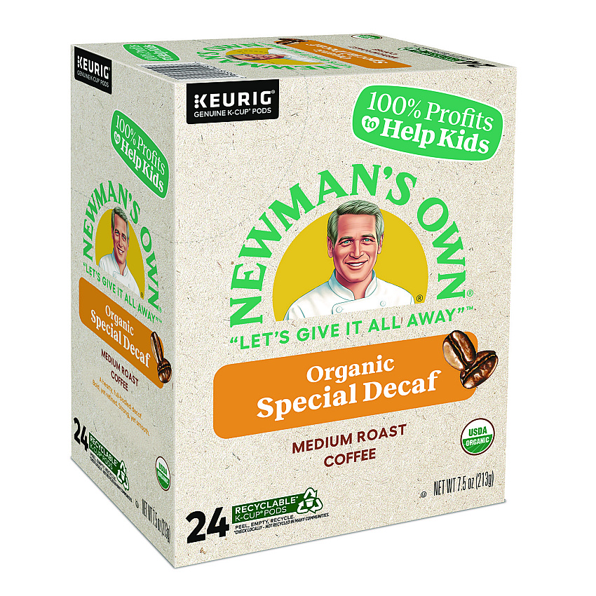 Newman's Own Organics Special Decaf K-Cups, 24/Box (4051)